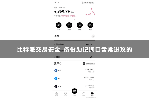 比特派交易安全 备份助记词口舌常进攻的