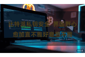 比特派私钥安全  界面野心愈加直不雅好意思不雅