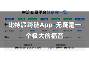 比特派跨链App  无疑是一个极大的福音