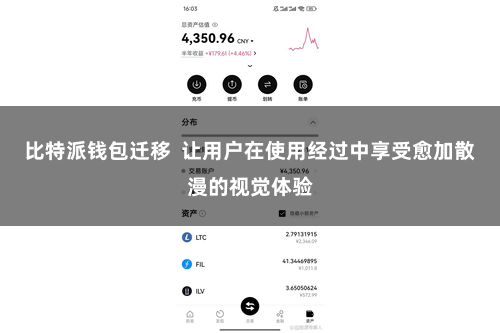 比特派钱包迁移  让用户在使用经过中享受愈加散漫的视觉体验