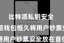 比特派私钥安全  比特派钱包恒久将用户钞票安全放在首位